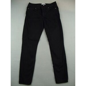 Paige Verdugo Ultra Skinny Jeans Women's 30 Black Stretch Denim USA Made